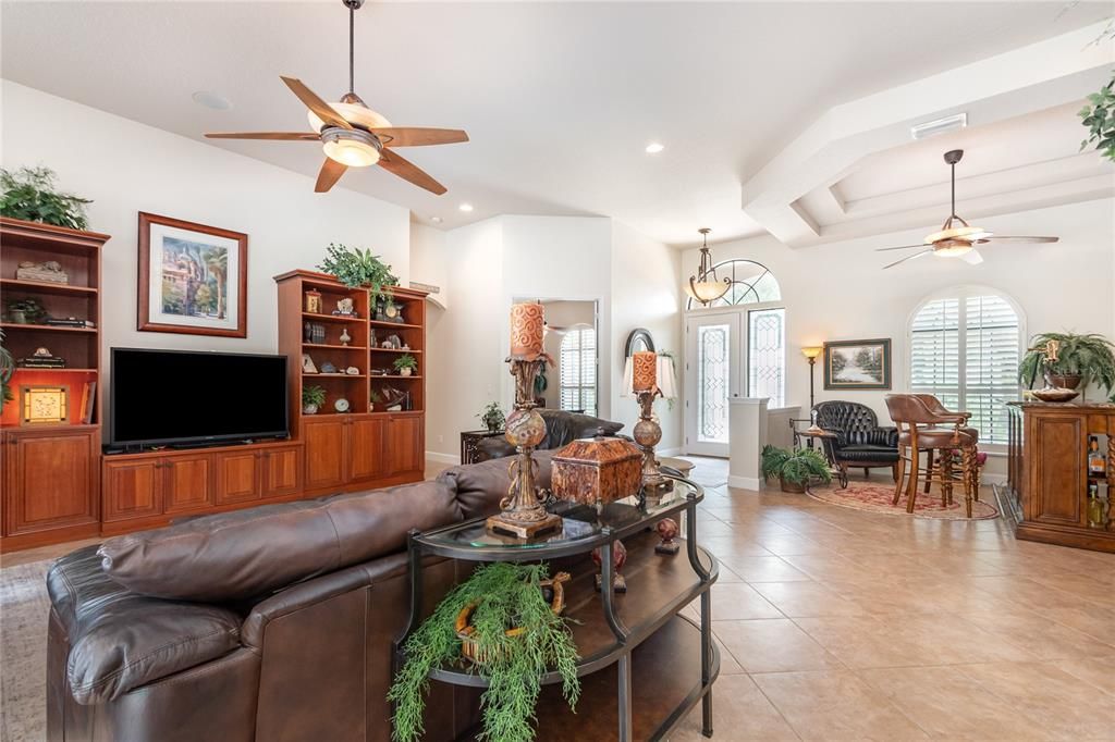 Interior, Living room, Recessed Lighting