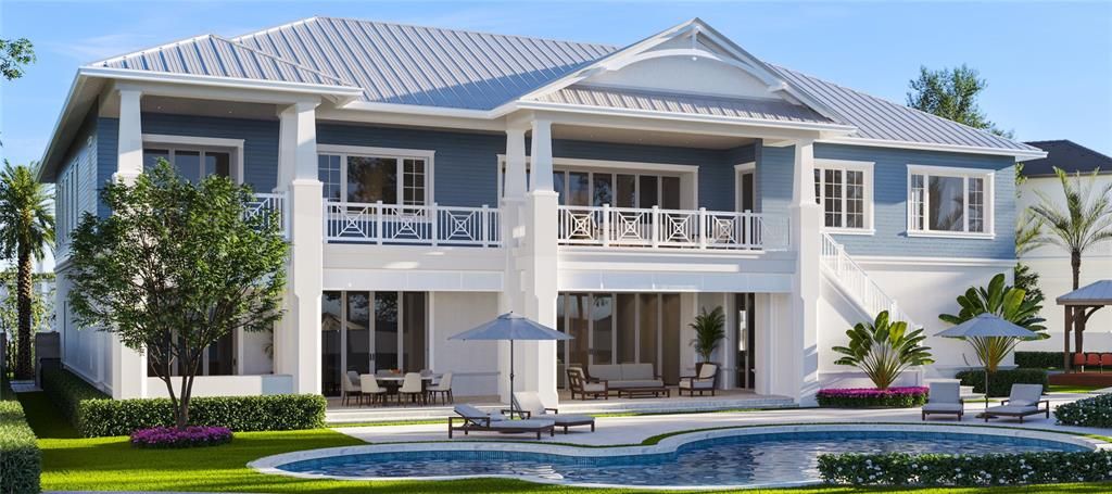 Exterior, Facade, Pool, Queen Anne Victorian