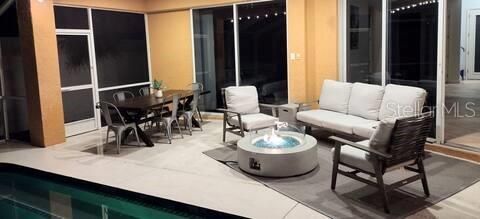 Dining room, Interior, Living room, Recessed Lighting