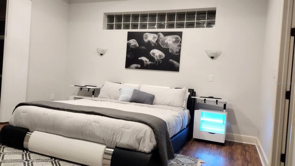 Bedroom, Interior, Wood Texture Flooring