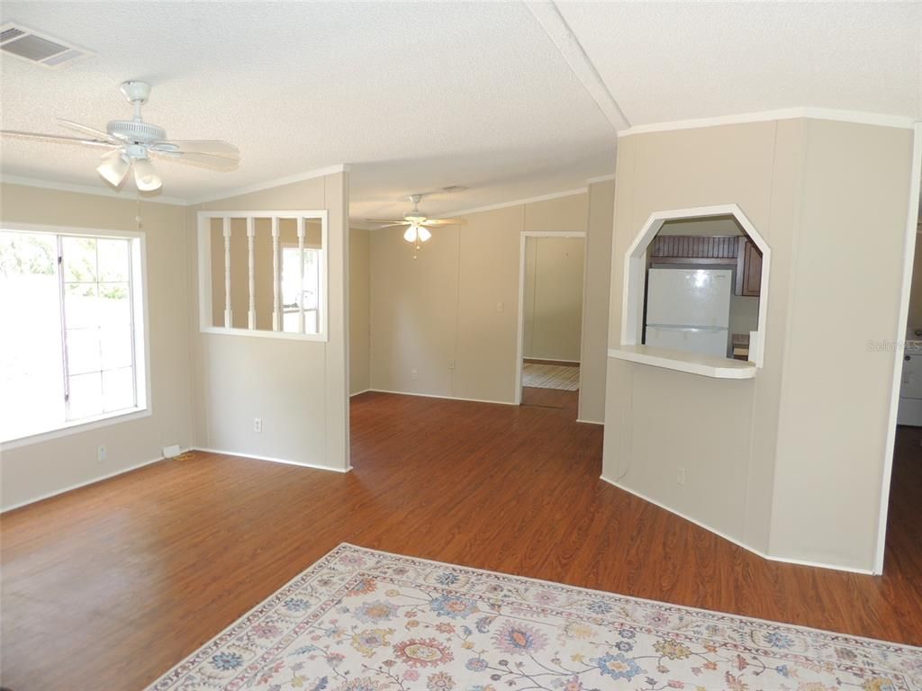 Empty room, Interior, Kitchen, Wood Texture Flooring