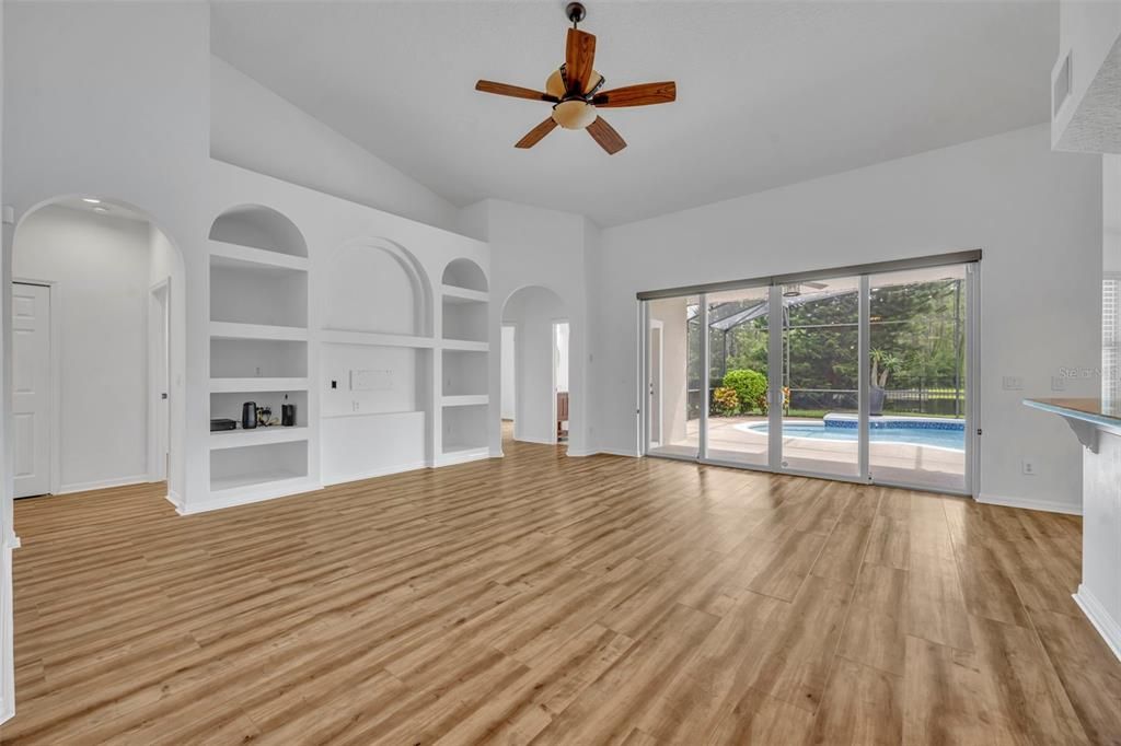 Empty room, Interior, Wood Texture Flooring