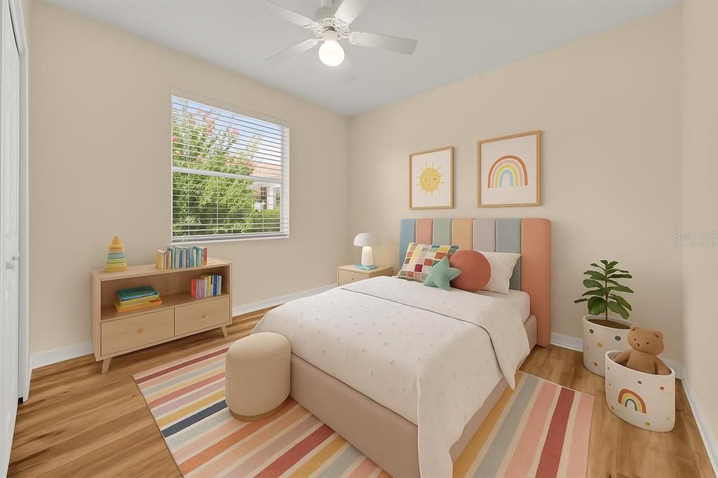 Bedroom, Interior, Wood Texture Flooring