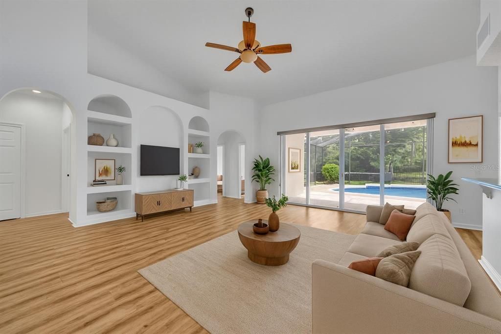 Interior, Living room, Wood Texture Flooring