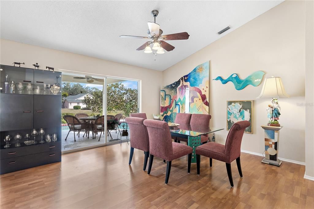 Dining room, Interior, Wood Texture Flooring