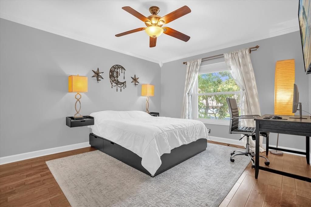 Bedroom, Interior, Wood Texture Flooring