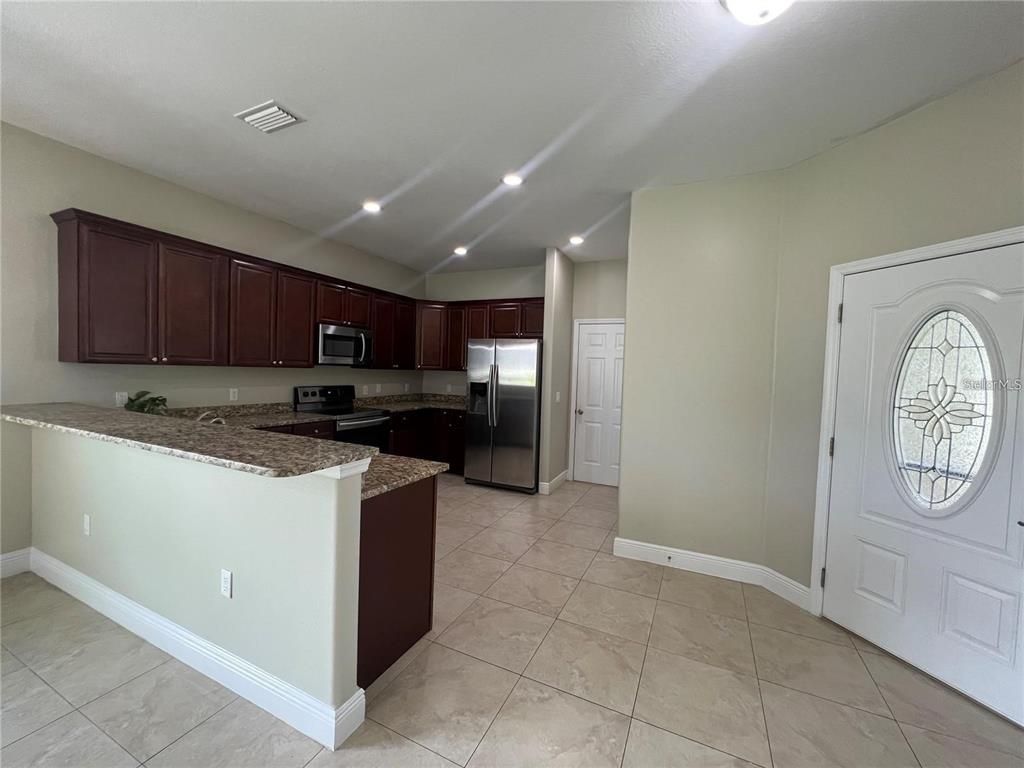 Interior, Kitchen, Recessed Lighting, Stainless Steel Appliances