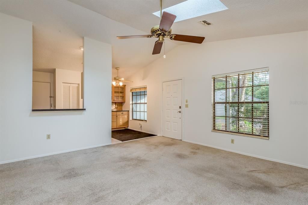 Chandelier, Empty room, Interior