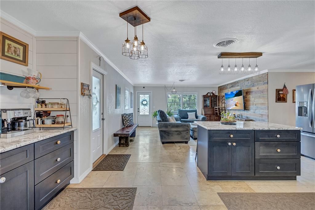 Interior, Kitchen, Living room, Pendant Lights
