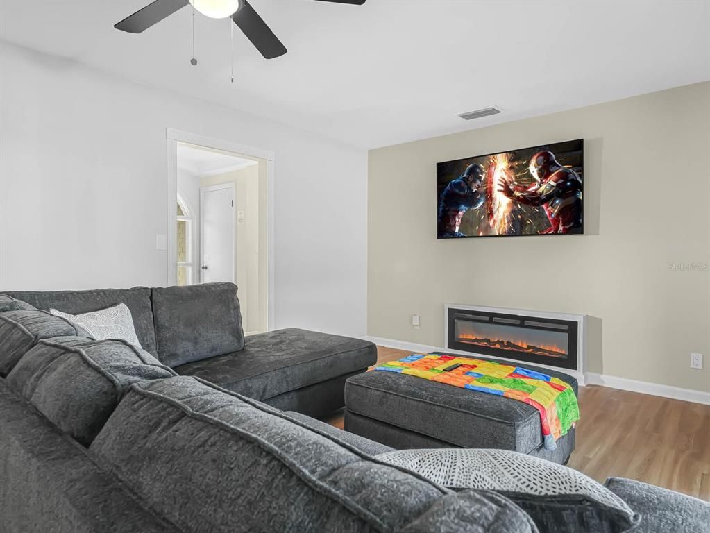 Fireplace, Interior, Living room, Wood Texture Flooring