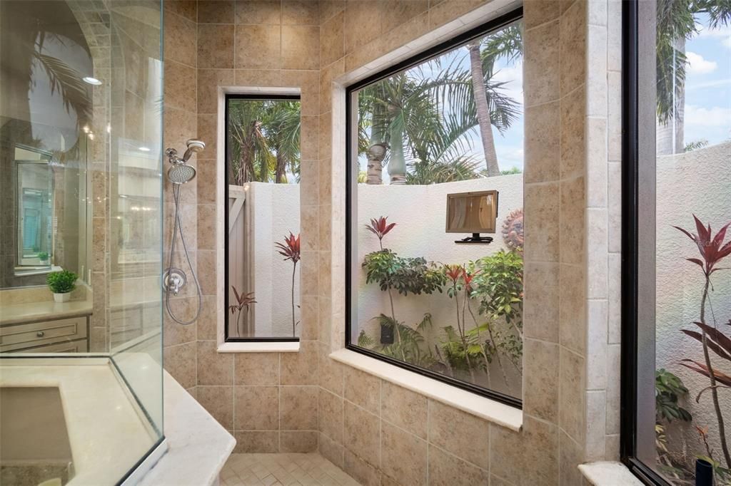 Bathroom, Glass Shower, Interior