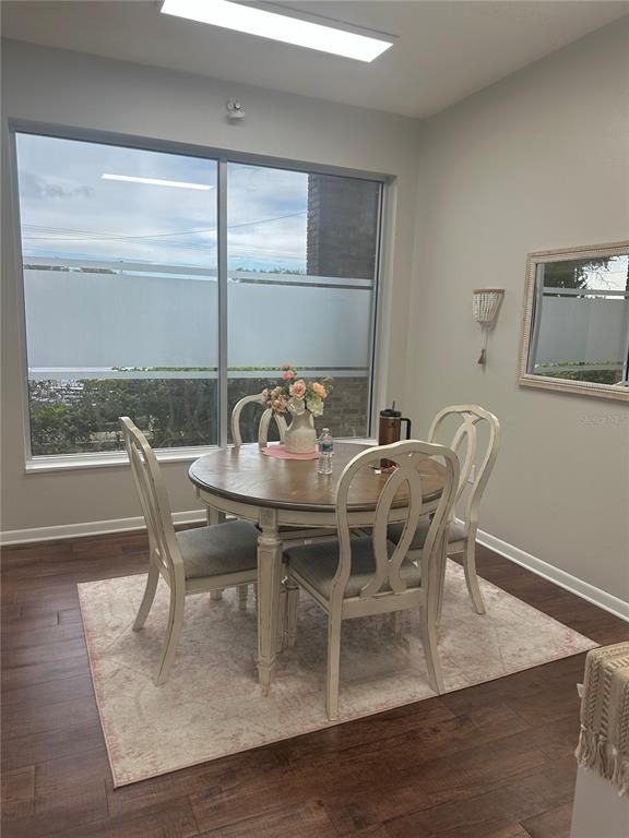 Dining room, Interior, Wood Texture Flooring