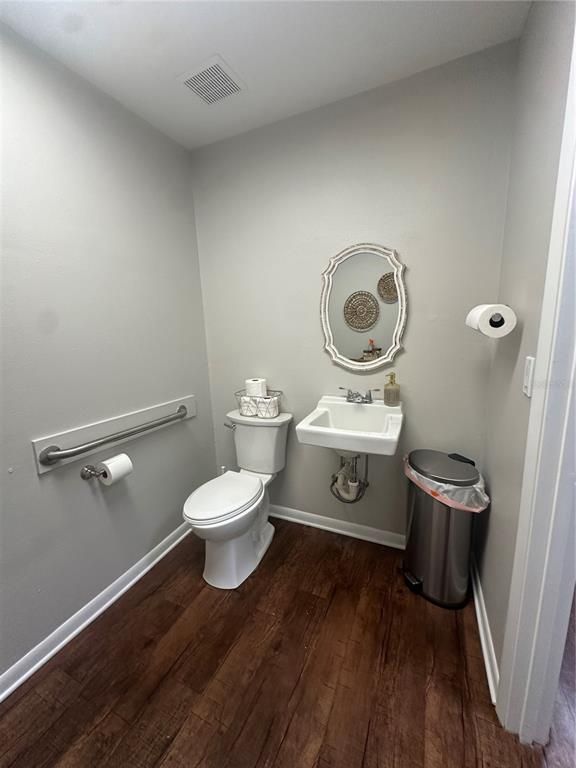 Bathroom, Interior, Wood Texture Flooring