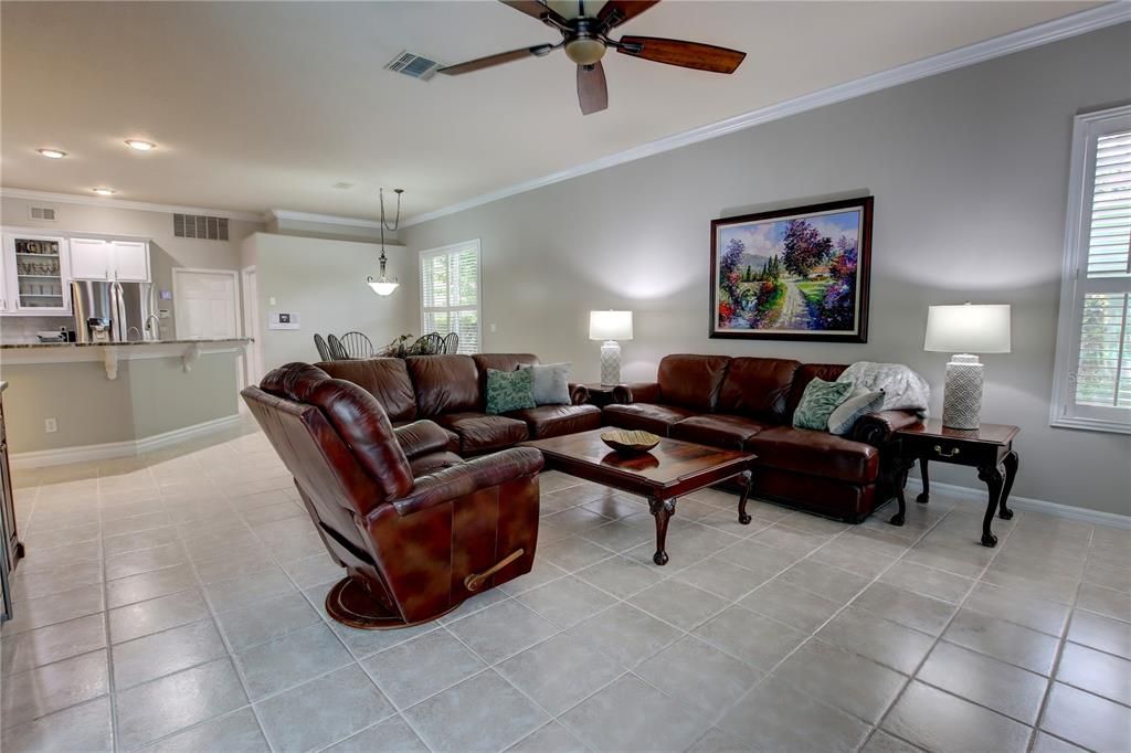 Interior, Kitchen, Living room, Pendant Lights, Recessed Lighting