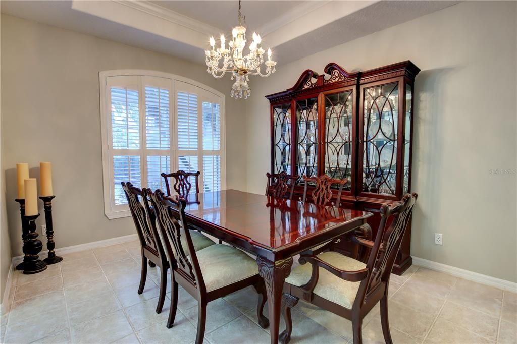 Chandelier, Dining room, Interior
