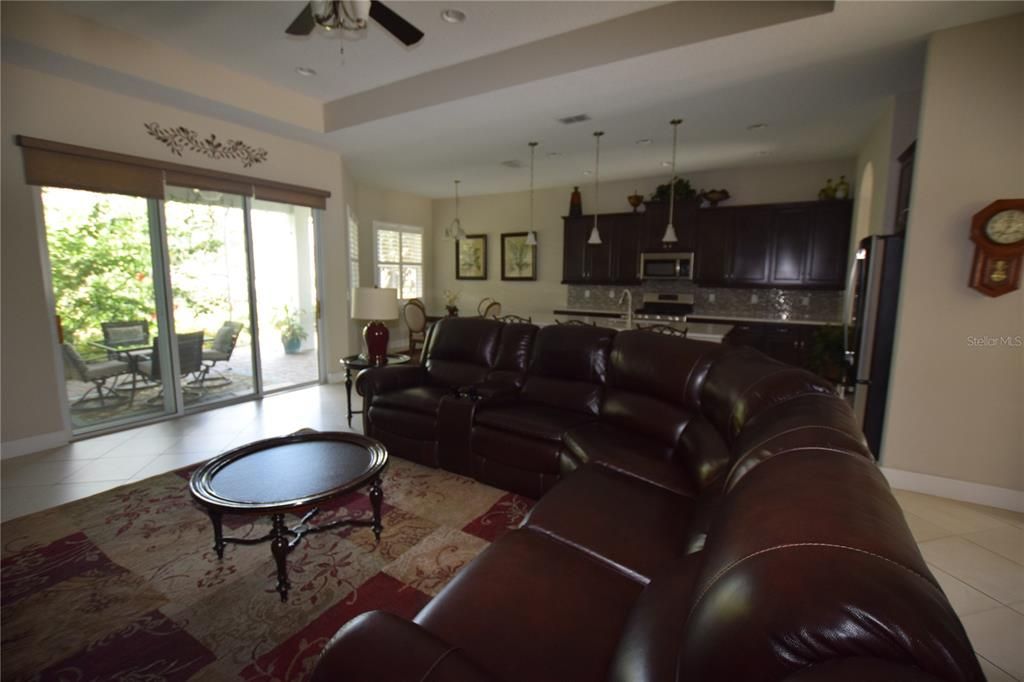 Interior, Kitchen, Living room, Pendant Lights, Stainless Steel Appliances