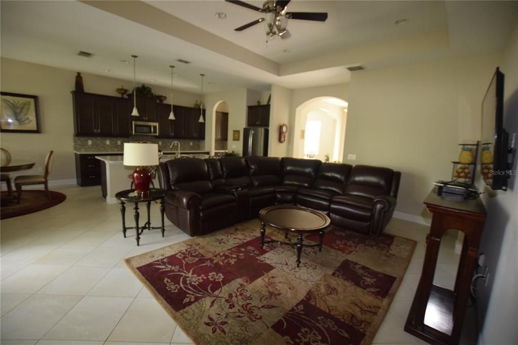 Dining room, Interior, Kitchen, Living room, Pendant Lights, Recessed Lighting