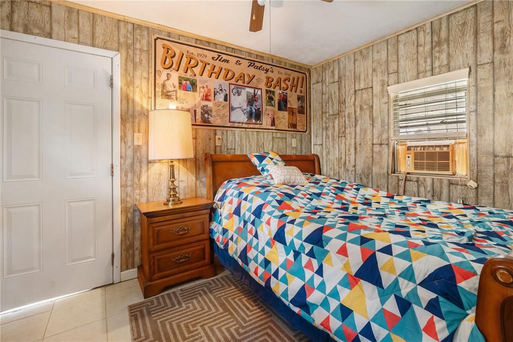 Bedroom, Interior, Wooden Walls