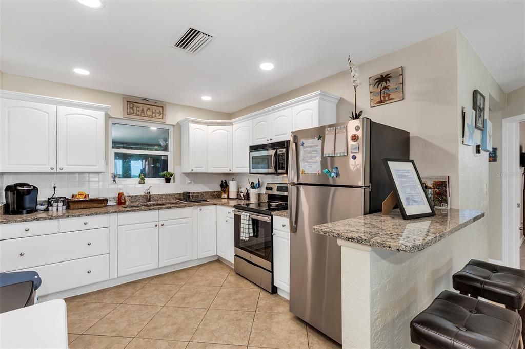 Interior, Kitchen, Recessed Lighting, Stainless Steel Appliances