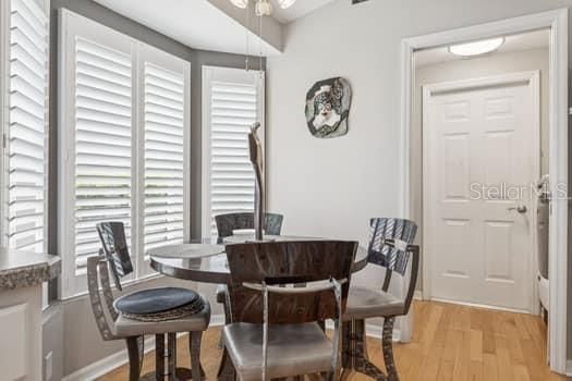 Dining room, Interior, Wood Texture Flooring