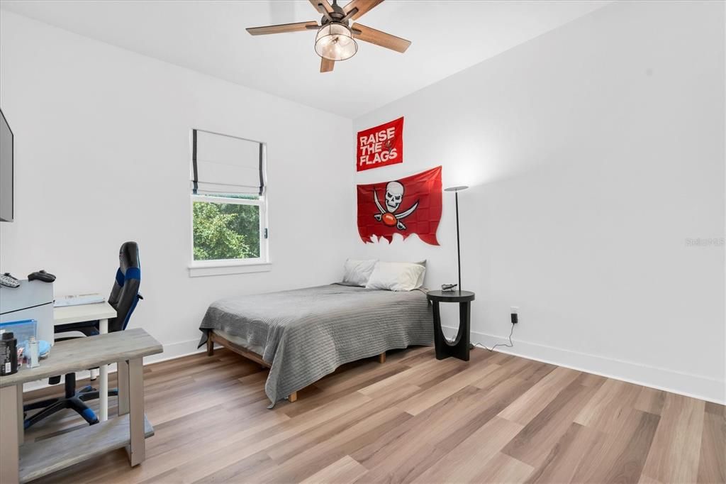 Bedroom, Home Office, Interior, Wood Texture Flooring