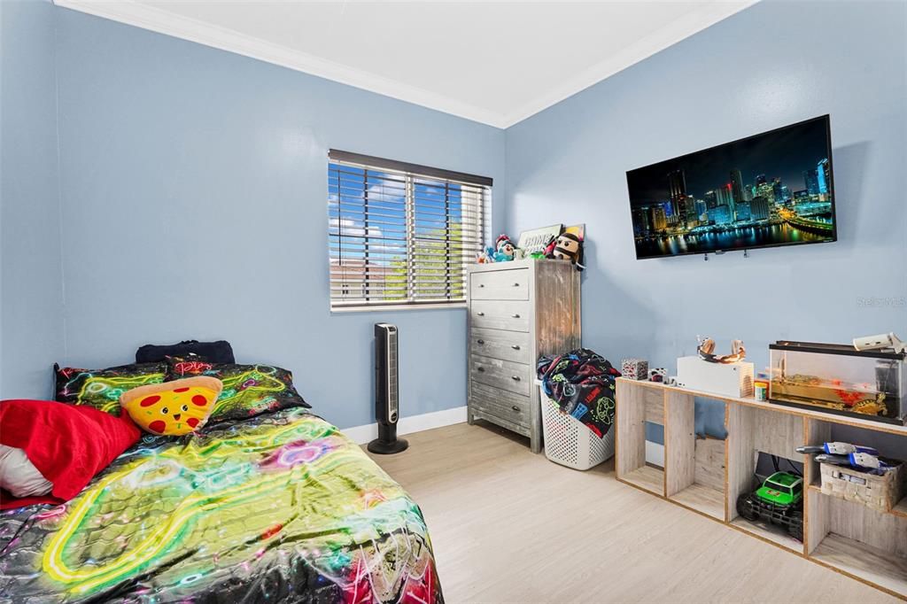 Bedroom, Interior, Wood Texture Flooring