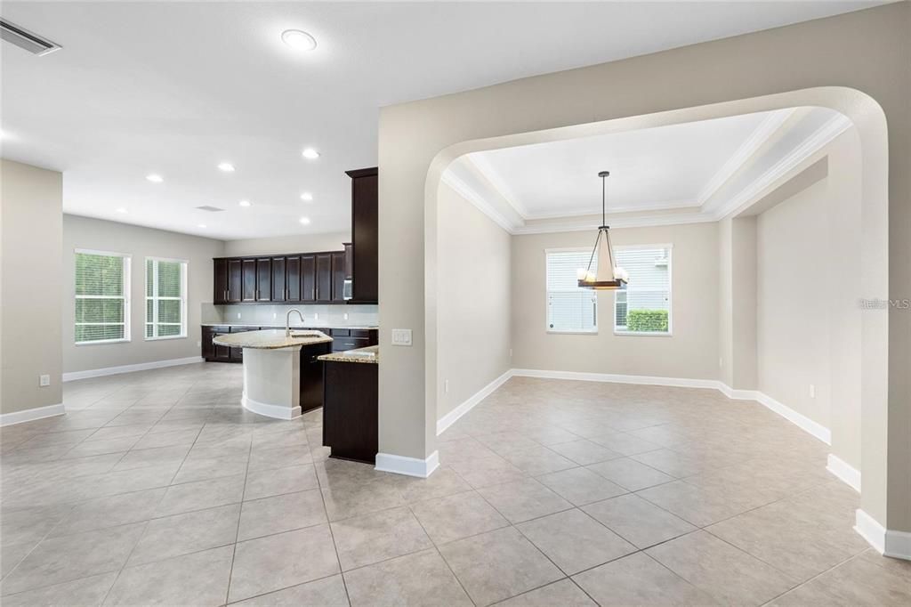 Interior, Kitchen, Pendant Lights, Recessed Lighting