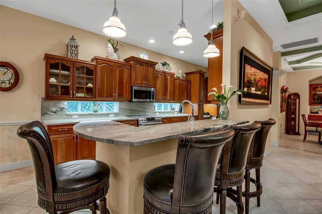 Interior, Kitchen, Pendant Lights, Recessed Lighting