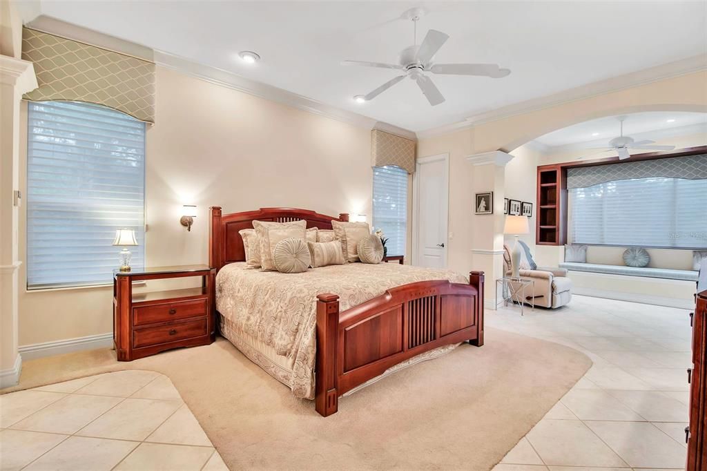 Bedroom, Interior, Recessed Lighting