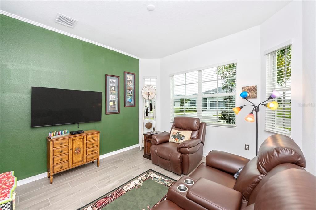 Home Theatre Room, Interior, Living room, Wood Texture Flooring
