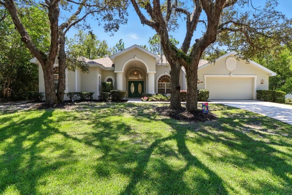 Attached, Backyard, Exterior, Facade, Spanish Mediterranean