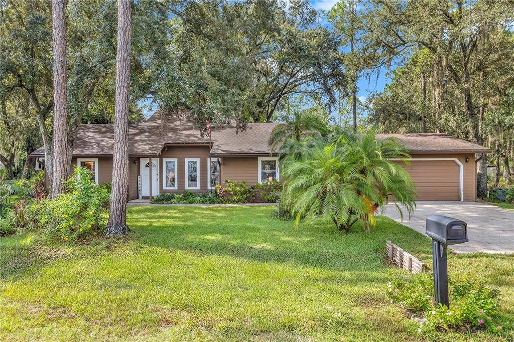 Attached, Backyard, Exterior, Facade, Ranch