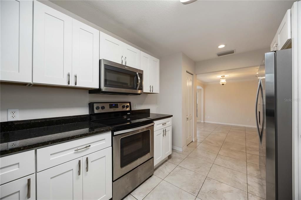 Interior, Kitchen, Recessed Lighting, Stainless Steel Appliances