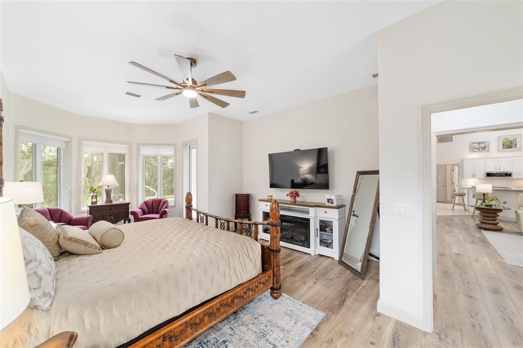 Bedroom, Interior, Wood Texture Flooring