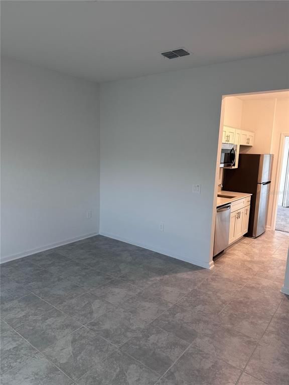 Empty room, Interior, Kitchen