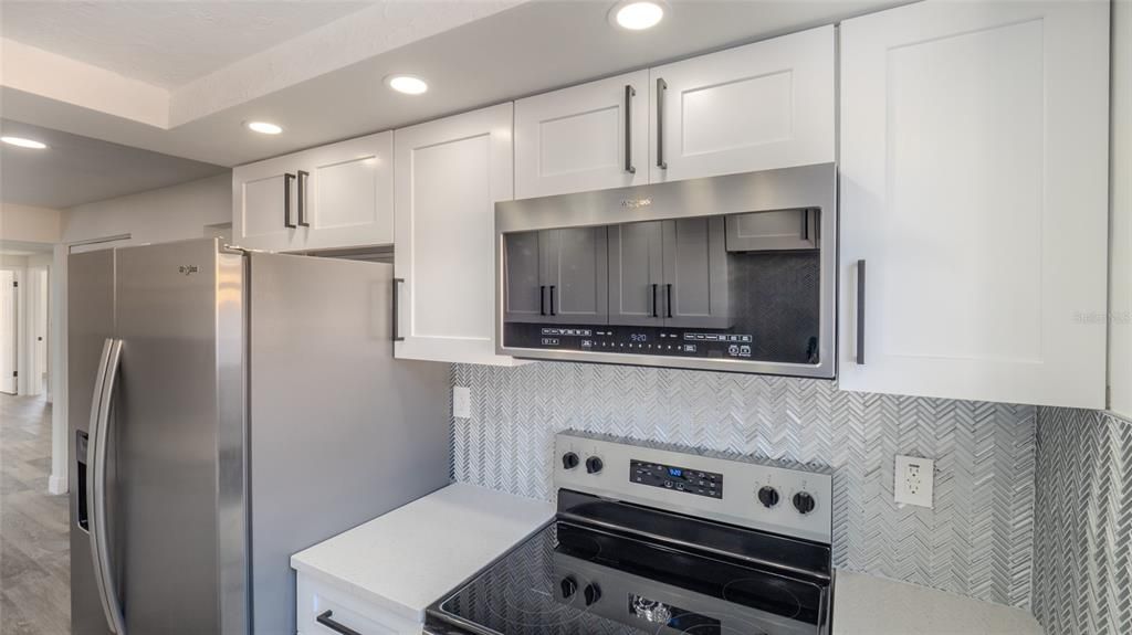 Interior, Kitchen, Recessed Lighting, Stainless Steel Appliances