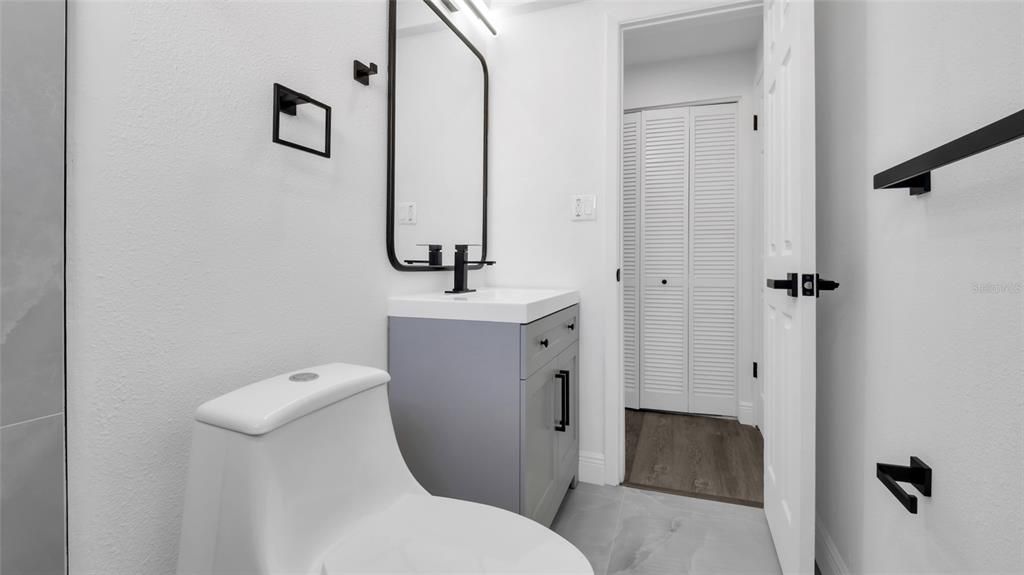 Bathroom, Interior, Wood Texture Flooring