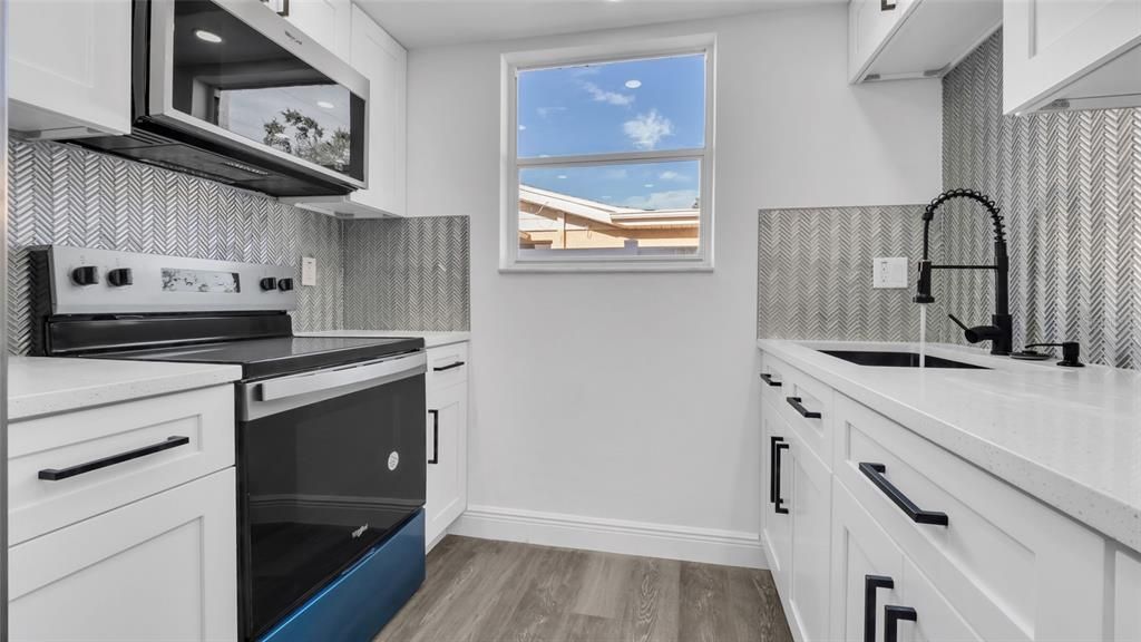 Interior, Kitchen, Wood Texture Flooring