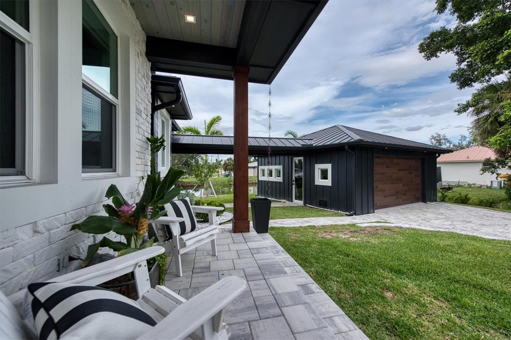 Backyard, Detached Garage, Exterior