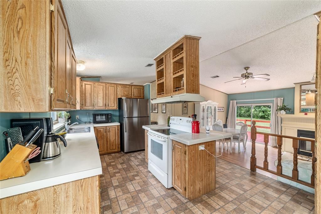 Dining room, Interior, Kitchen