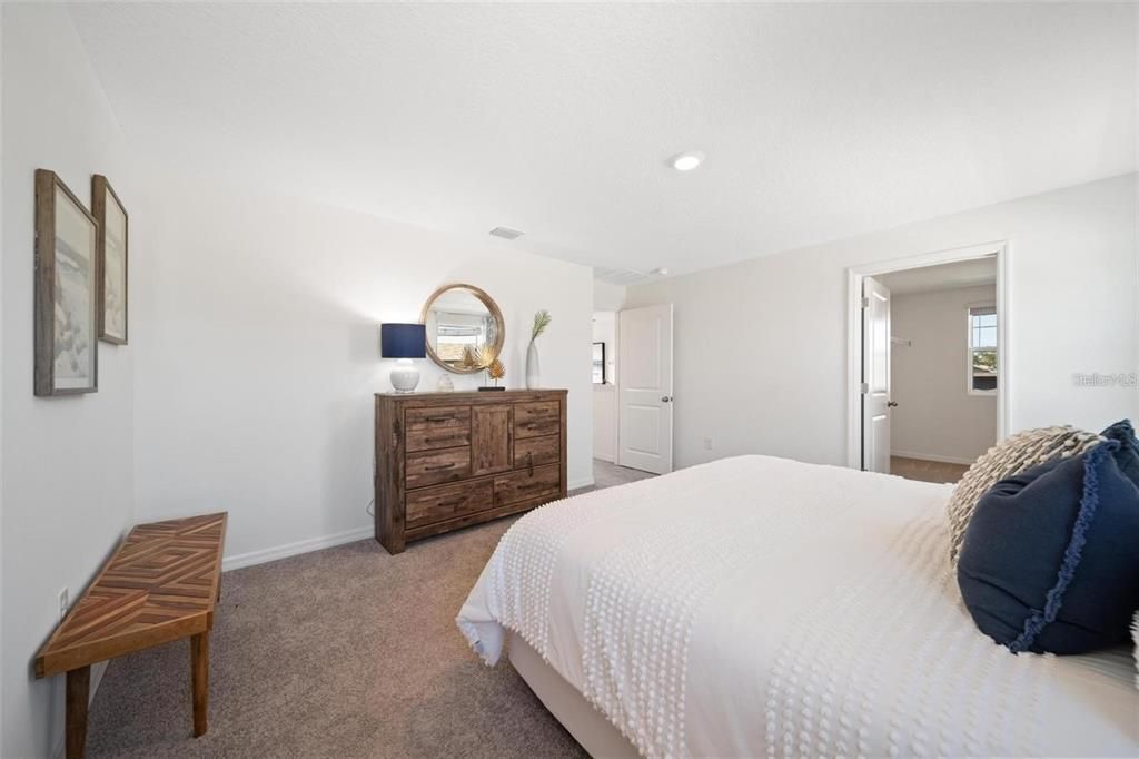 Bedroom, Interior, Recessed Lighting