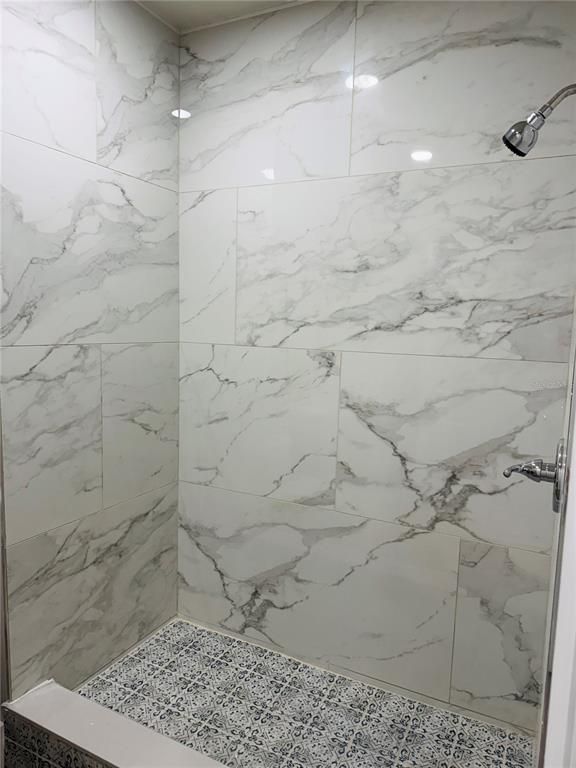 Bathroom, Glass Shower, Interior, Marble Walls