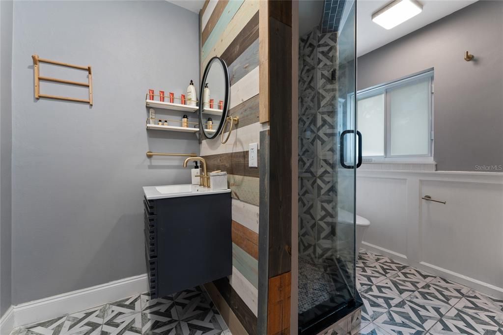 Bathroom, Glass Shower, Interior