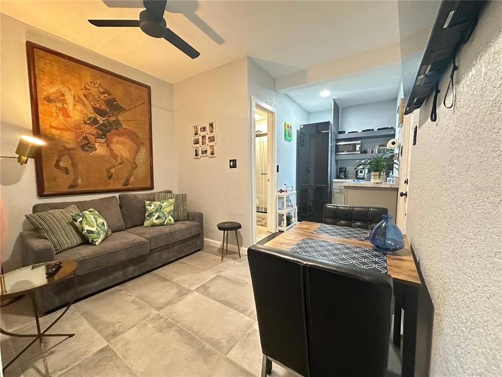 Interior, Living room, Recessed Lighting