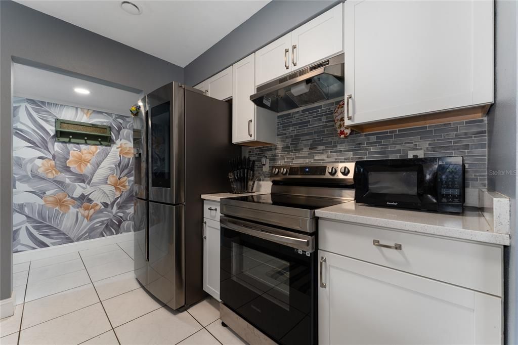 Interior, Kitchen, Recessed Lighting, Stainless Steel Appliances