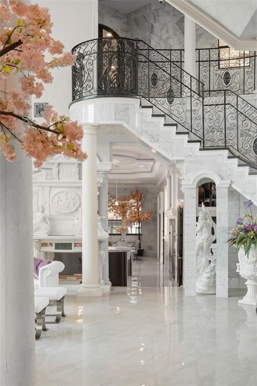Interior, Marble, Recessed Lighting