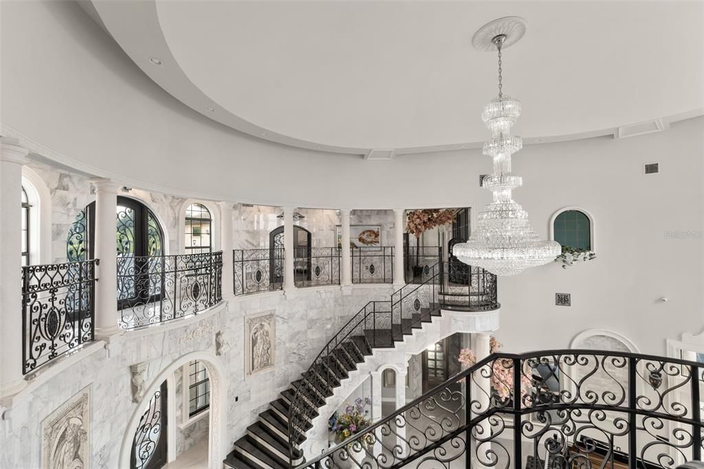 Chandelier, Interior