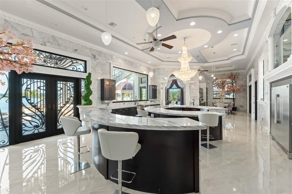 Interior, Kitchen, Pendant Lights, Recessed Lighting