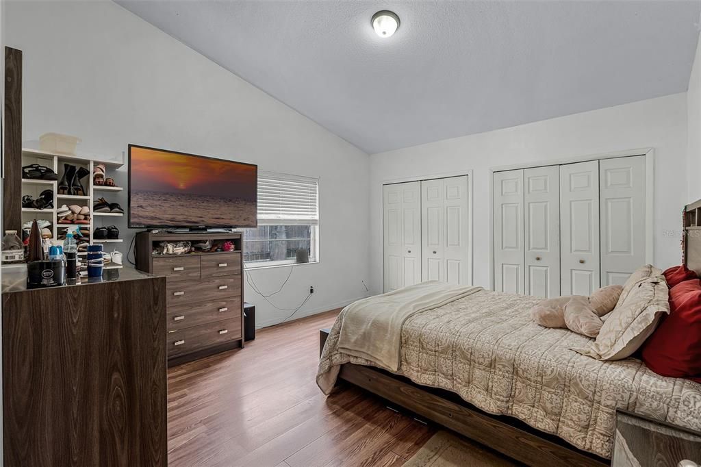Bedroom, Interior, Wood Texture Flooring
