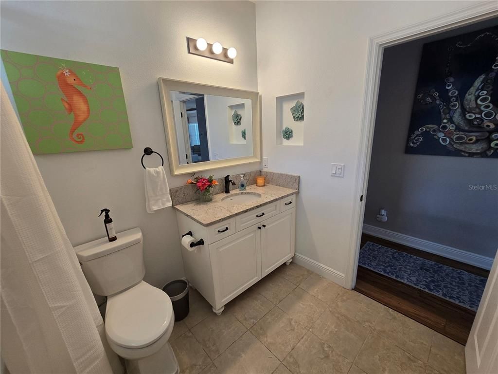 Bathroom, Interior, Wood Texture Flooring